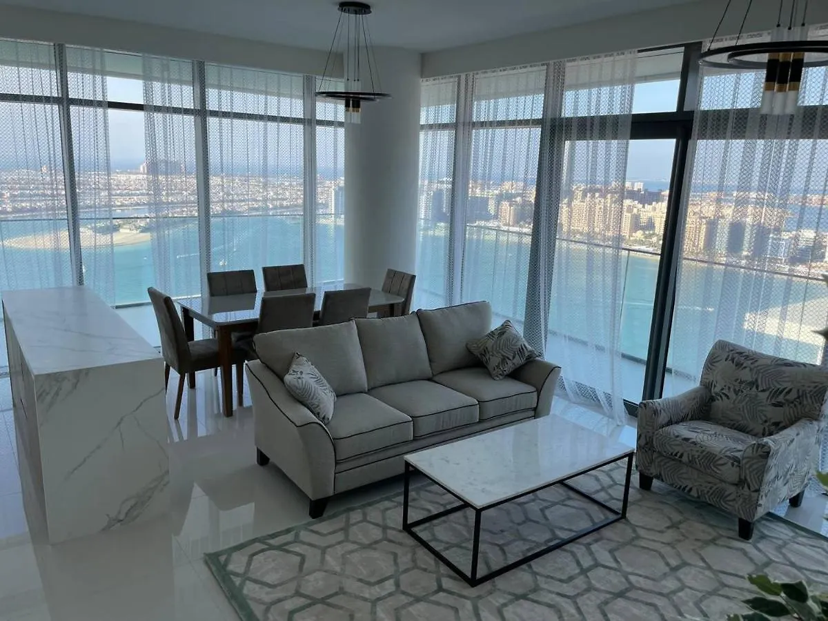Dar Vacation - Magnificent Palm View White 3Bdr Apartment Dubai